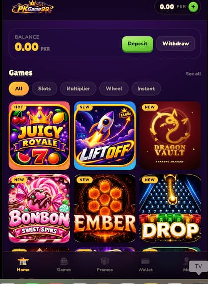 pkgame99 dashboard
