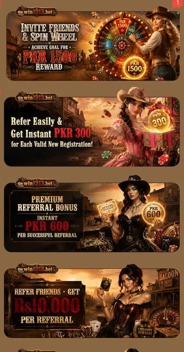 win1313 referral bonuses