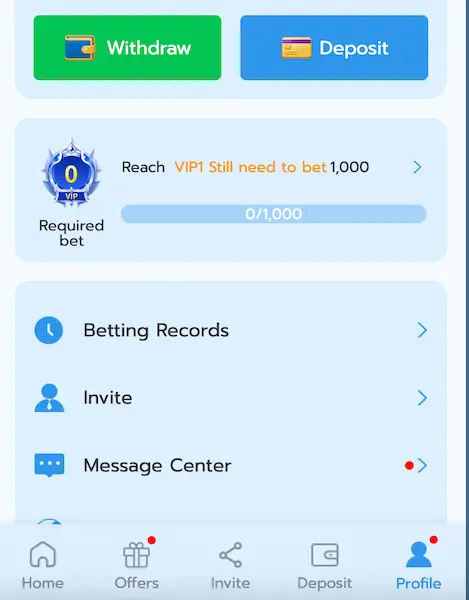 d97 withdraw and deposit
