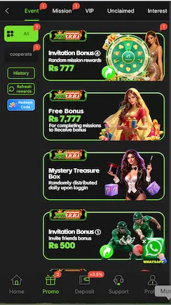 xd777 promotional rewards